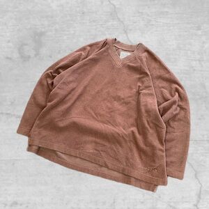 Vintage SilverTap Brown V-Neck Sweater, Size M